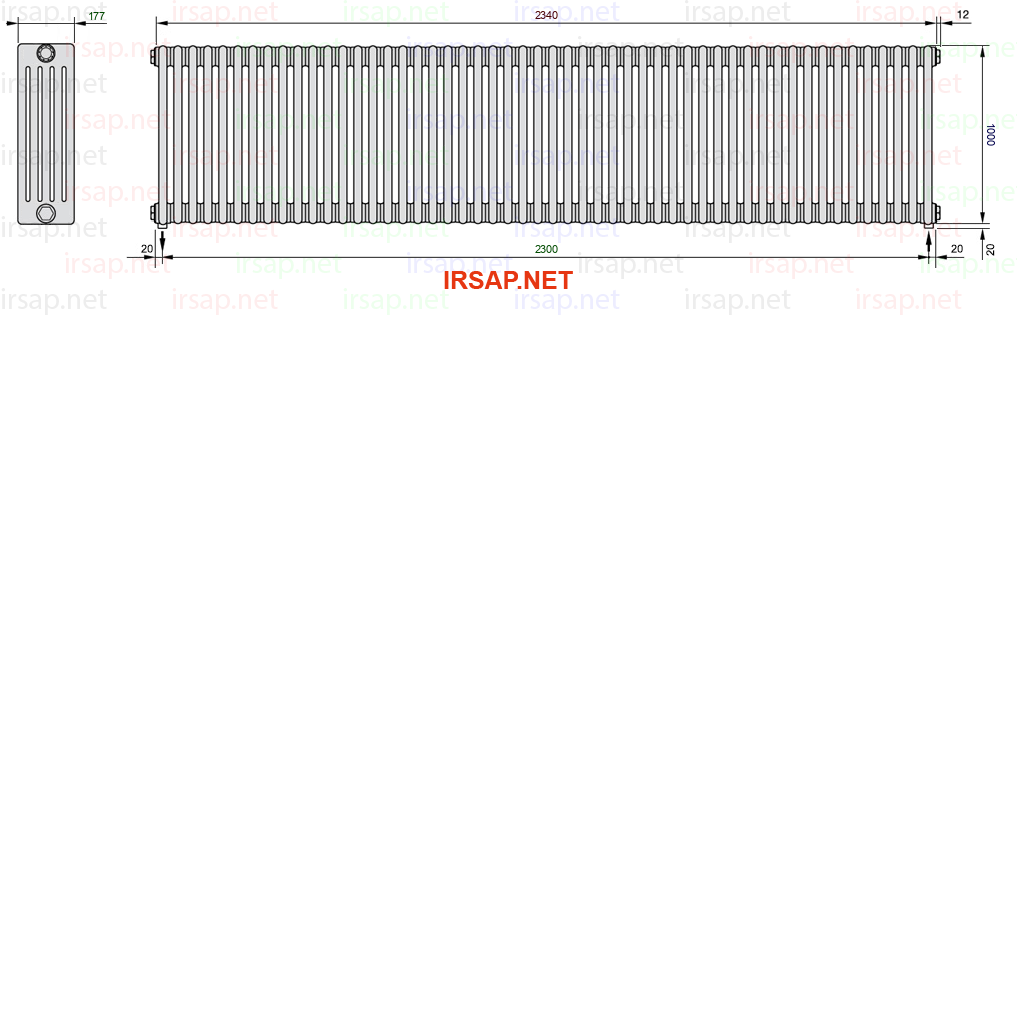 Радиатор IRSAP Tesi 51000/52 T16 CL 01